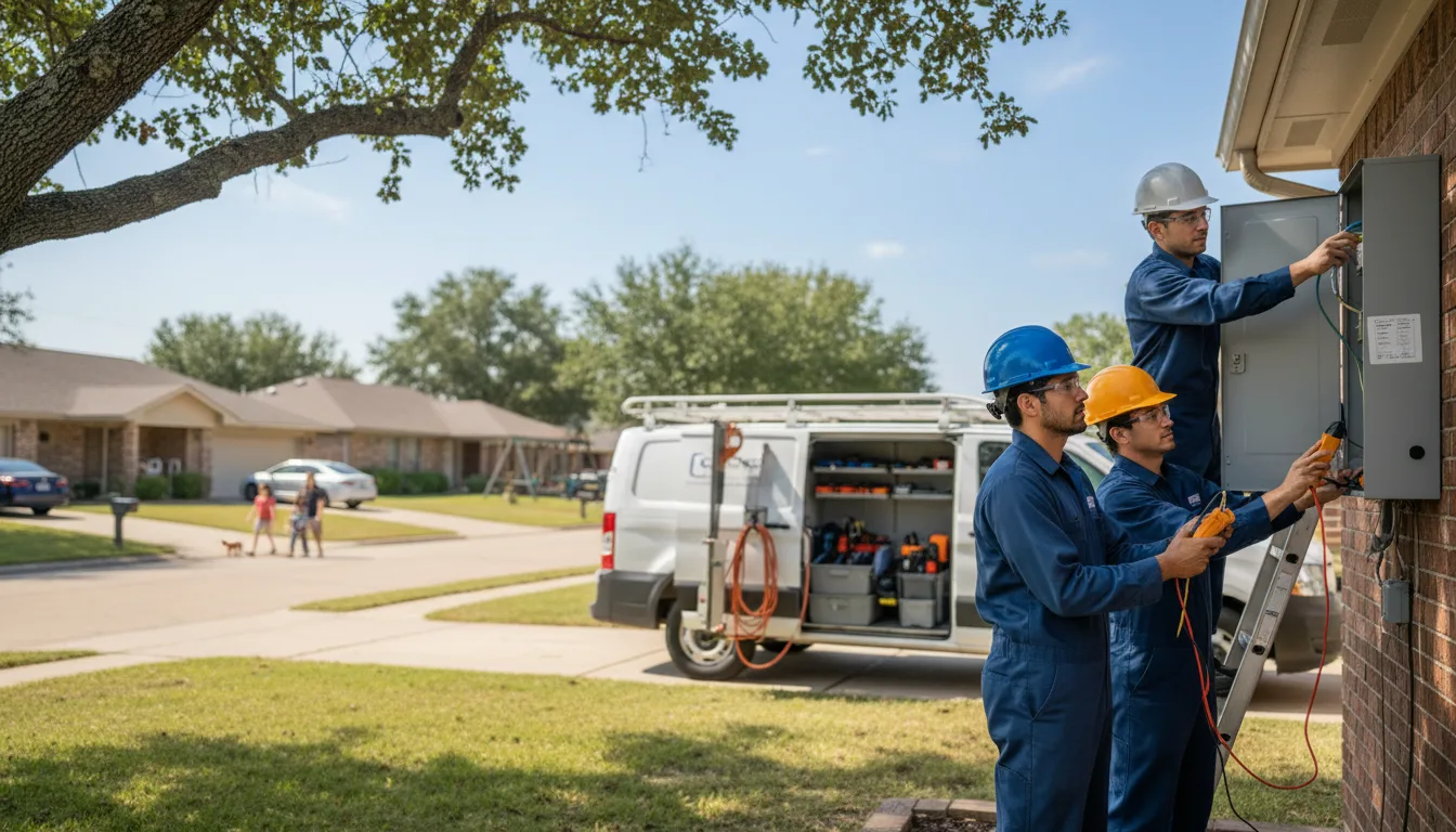 Certified electrician providing emergency electrical services in Villisca, IA